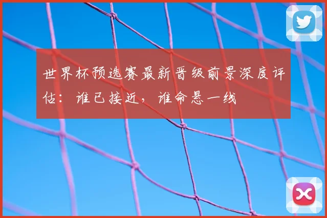 世界杯预选赛最新晋级前景深度评估：谁已接近，谁命悬一线